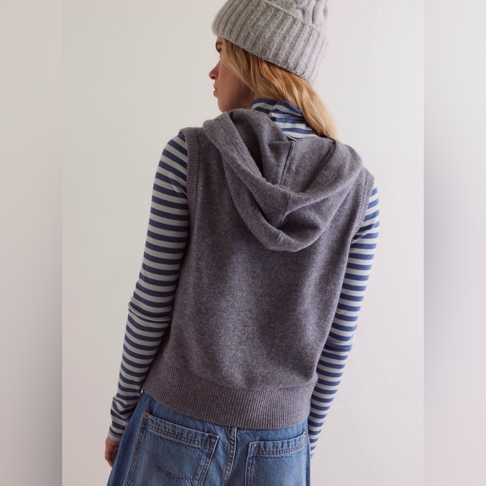NWT Free People George Cashmere Sweater Vest - Picture 3 of 16